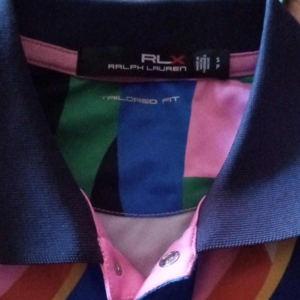 Ralph Lauren Pink and Green Short Sleeve Tee
